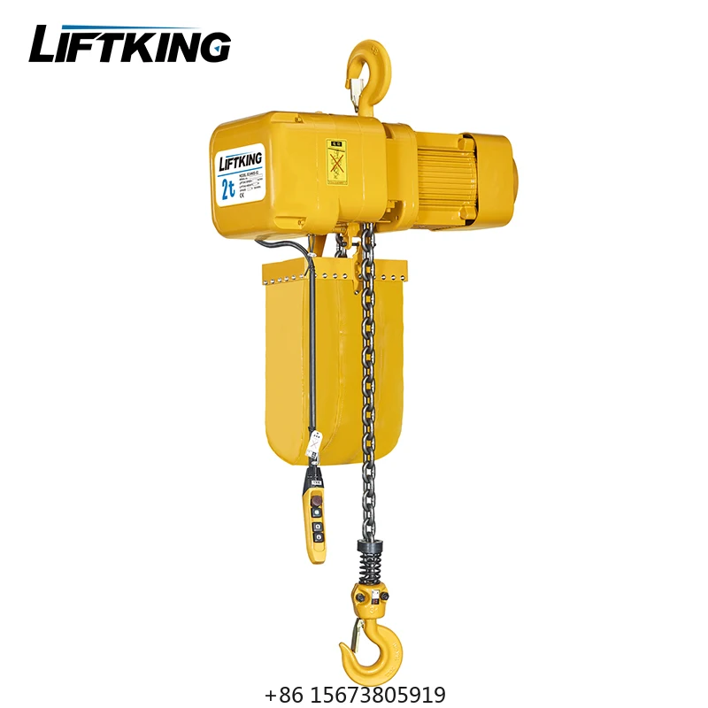 Liftking 2 Ton High End Good Quality Fixed Type Electric Chain Hoist Crane  M5 With Hook