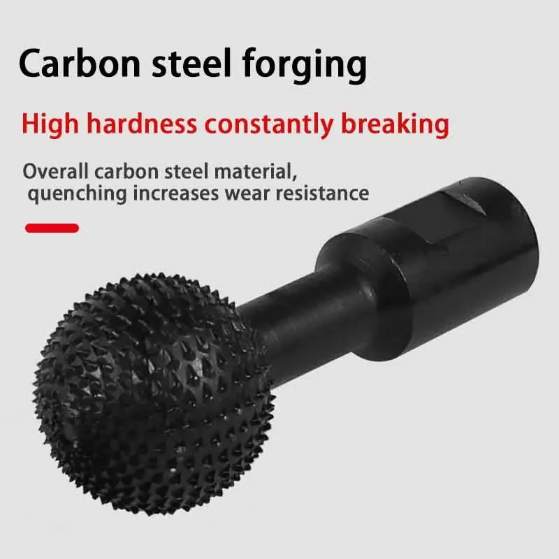 1 زاوية طاحونة أداة 10/14 مللي متر المجال الروتاري رأس مطحنة الخشب نحت تلميع النقش لقم الحفر الكرة جوج رأس مطحنة #5