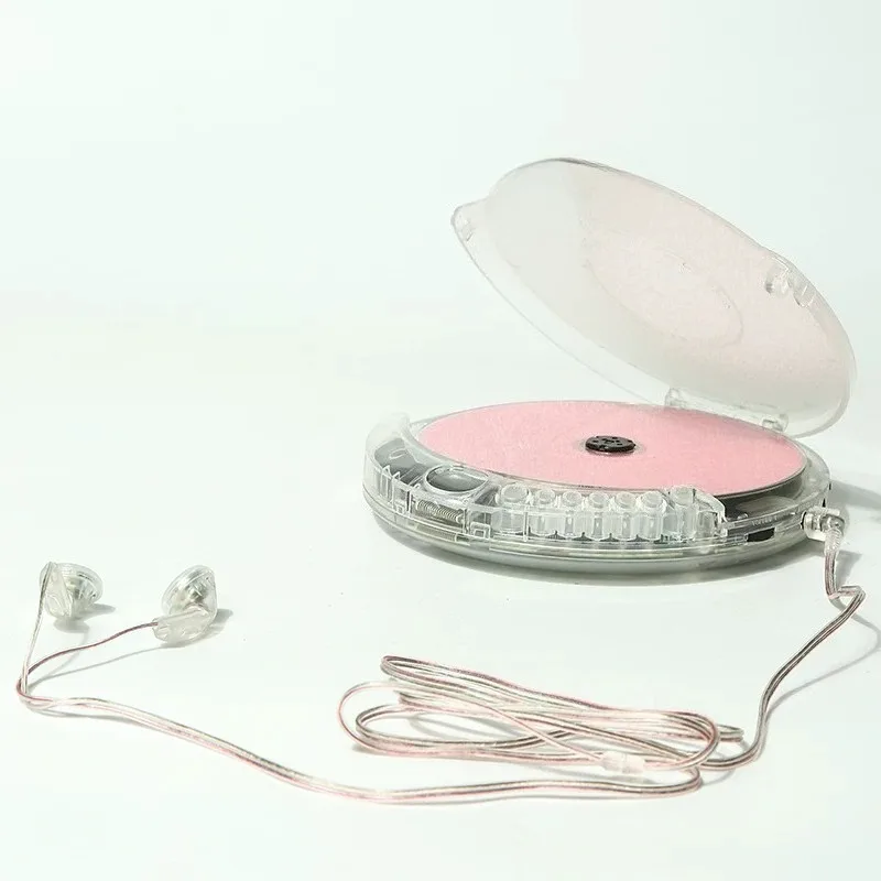Fully transparent CD player Walkman player Portable album headset USB cable External speaker