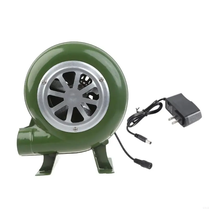 12V 30W/40W/80W Air Blower BBQ Outdoor Travel Portable Motor Blower Tool Multifunction Stove Home Blower for Camping