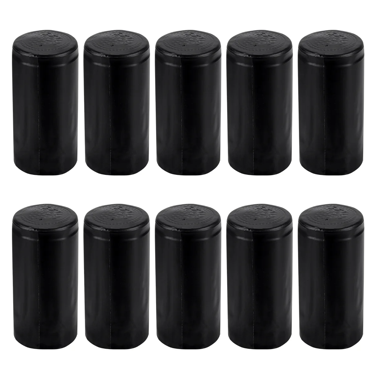 10 Pcs Red Cap Bottles Caps Heat Shrink Sealing Making Capsules Stopper Aluminum Alloy Sleeves