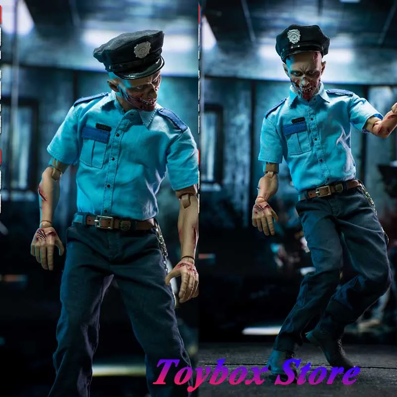 

In Stock 7CC TOYS NO07 1/6 Scale ZOMBIE COP Movable Action Figure Delicate Detail Design 12" Full Set Male Soldier Model Toys