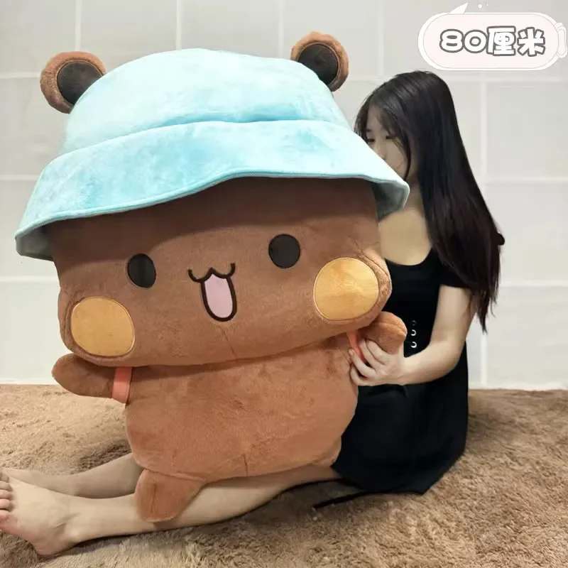 

Плюшевая игрушка-панда Бубу и Дуду, 20-80 см, милая мультяшная панда, мягкая подушка-игрушка, декор для комнаты, подарки для детей