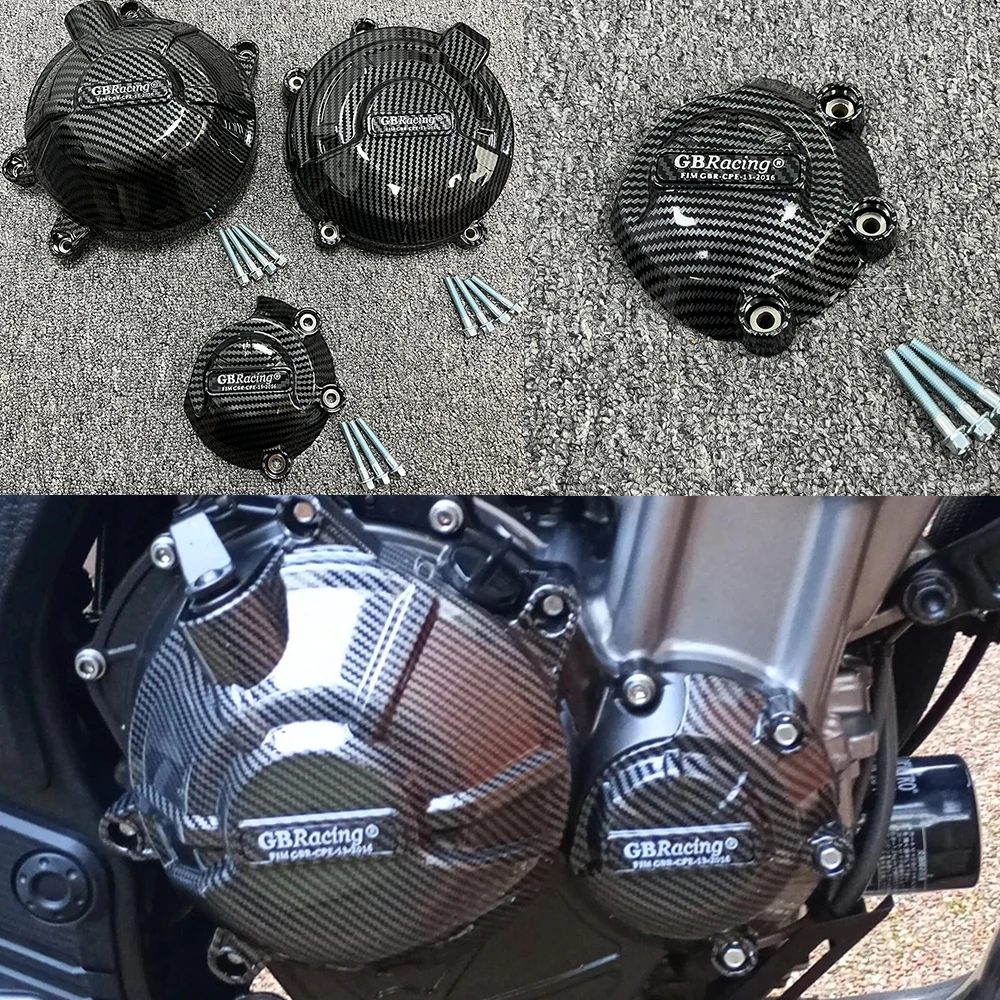 

For HONDA CBR500R&CB500F/X 19-25 NX500 ADVENTURE SPORT 24-25Moto Protective Covers Secondary Engine Covers Carbon Fiber Texture