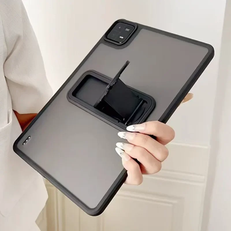 

Stand Case for Xiaomi POCO Pad 12.1 5 6 Pro 11 Inch Acrylic Frosted Hard Cover for Mi Pad 2 2025 7 Pro 11.2 Redmi Pad SE Case
