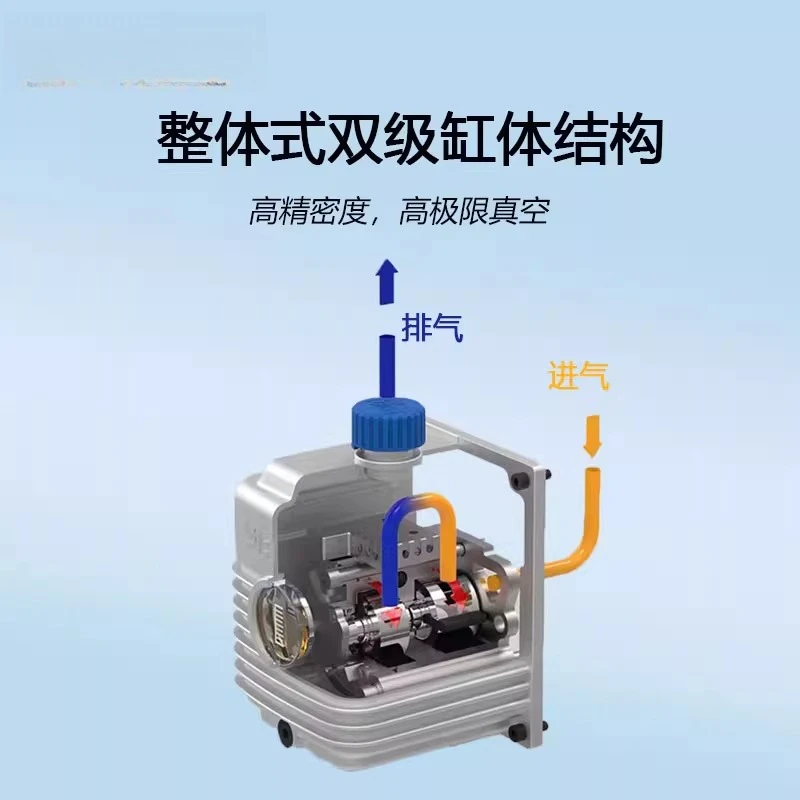 Vacuum pump R410a household air conditioner R22/r32 mobile phone pressure screen vacuum setting evacuation pump