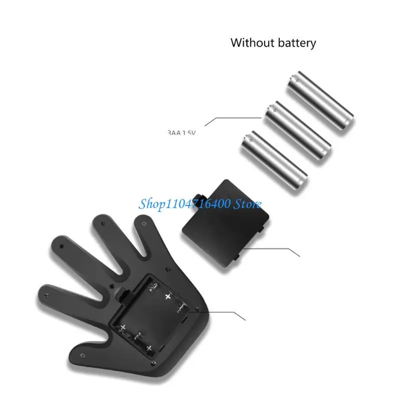 

y1gd Hand Gesture Car Light Vehicle Accessories Funny LED Car Gadgets with Remote Control Auto Light