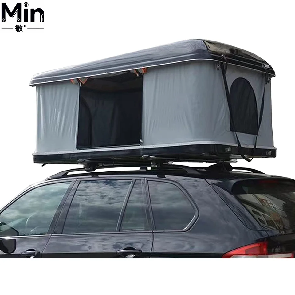 Vodge Hard Shell Car Rooftop Tent Foldable Waterproof Camping Tent for SUV Pickup Truck Overland Self-Driving Travel