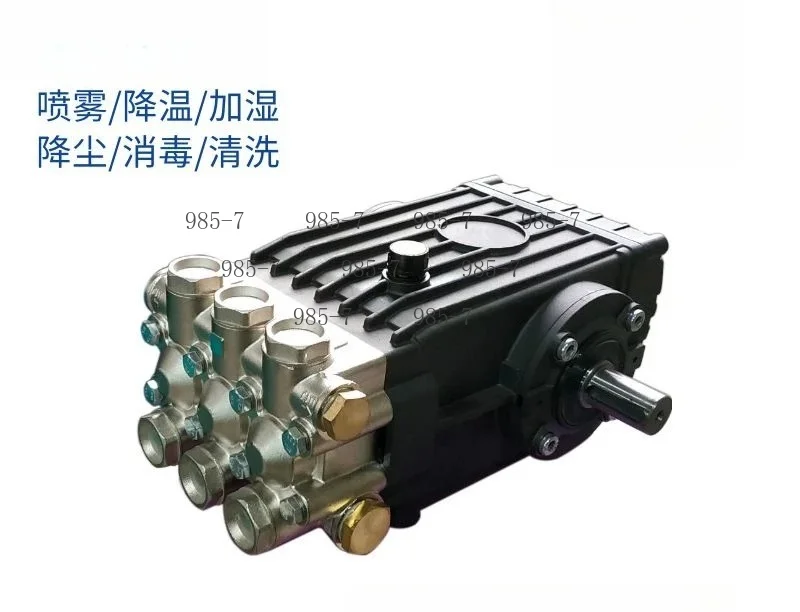 High Pressure Washer Pump Head for Spray System Cleaning Machine, WS252 External Shaft Triplex Plunger Pump