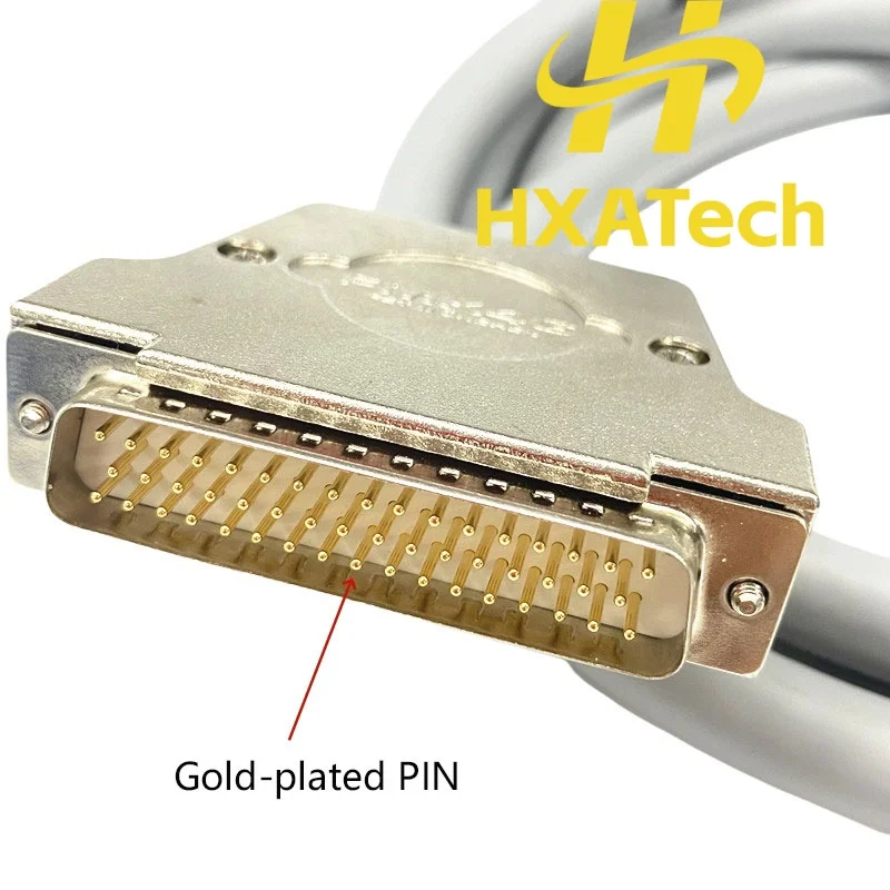 HXATech -50pin SCSI-HPDB50 Male Connector Data Cable with Number marker Pressure tube terminal splitter adapter Cord