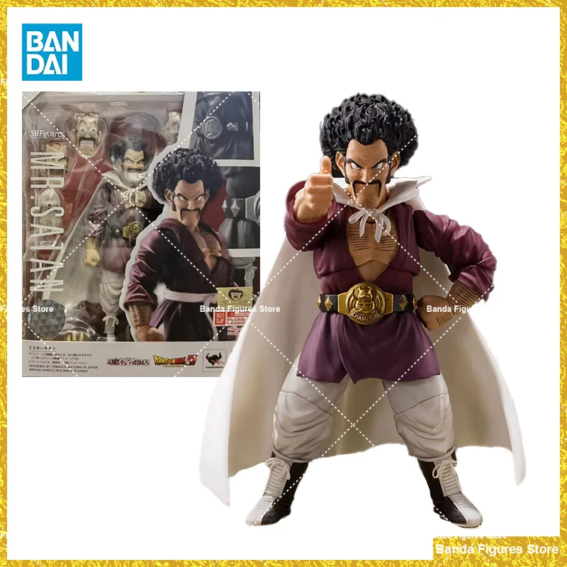 Original BANDAI S.H. Figuarts Mister Satan Dragon Ball Z In Stock Anime Action Collection Figures Model Toys