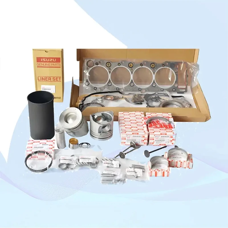 Engine Assembly Spare Part Isuzu 6HK1 4HK1 Engine Spare Parts Gasket Set Rings Piston diesel Engine Spare Parts