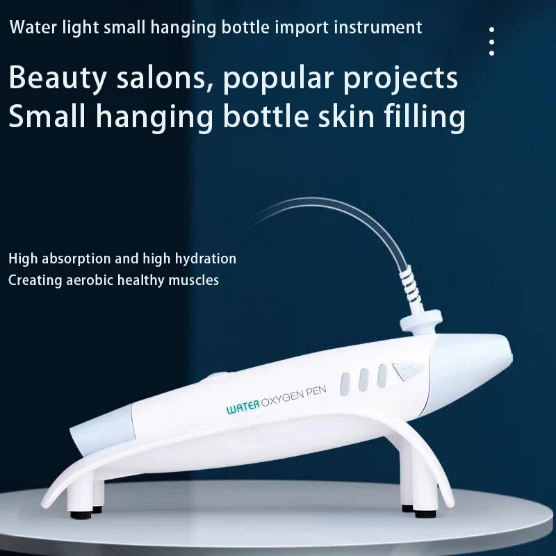 TopElec Skin Lifting Bottle, Home High-Pressure Oxygen Injection Device, Handheld Hydration Water Light Device, Skin Management