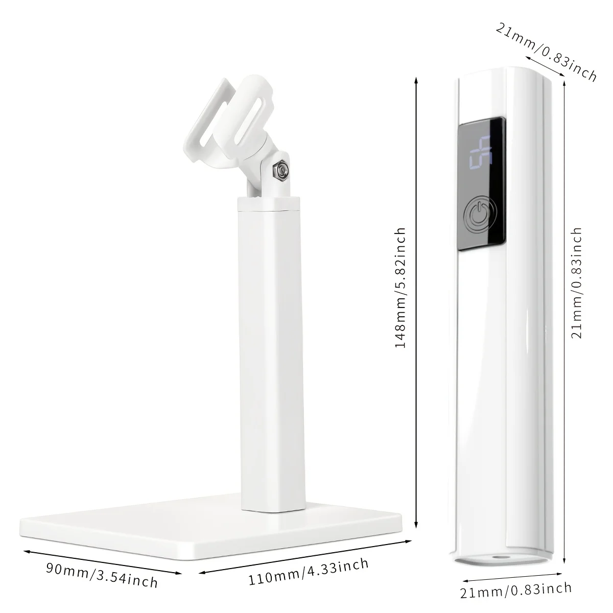 1 pièces Mini lampe UV LED Rechargeable pour Nail Art avec support pour Gel ongles séchage rapide Machine de manucure UV LED Gel sèche-vernis à ongles