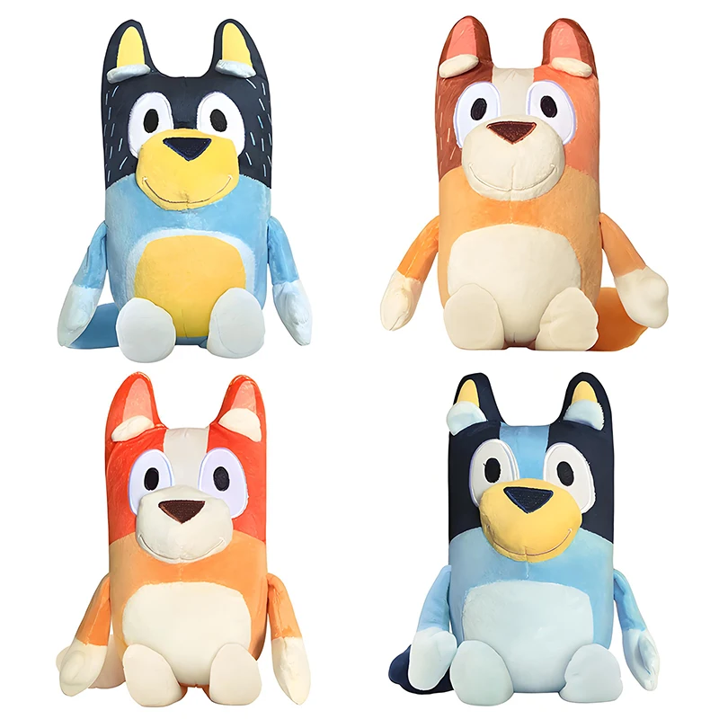 Bluey giocattoli di peluche 28CM Bingo Bandit Chilli Anime Figure membri della famiglia giocattoli di peluche modello bambole regalo per bambini