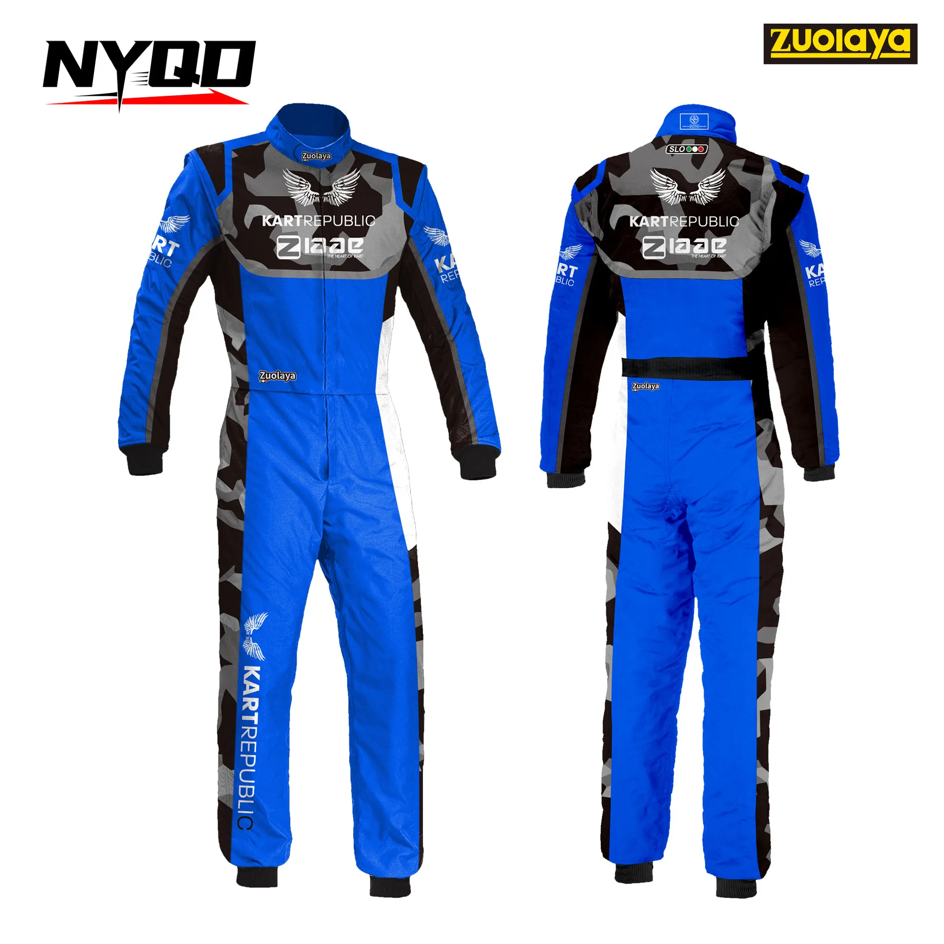 Summer women's and men's one-piece racing suit kart off-road ATV riding breathable drift camouflage windproof