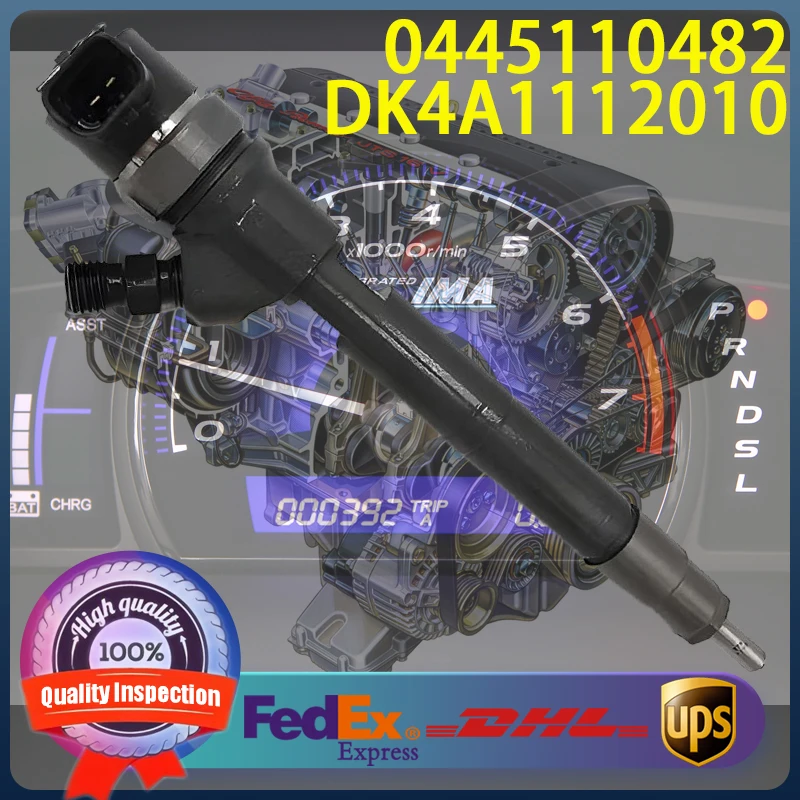 

0445110482 0445110317 DK4A1112010 Common Rail Fuel Injector For Jinbei Grace Nissan Xterra Xinchen 2.5 D Engine