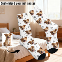 Customized face pattern socks Unisex customized socks Personalized pet pattern socks Photo socks Customized socks as gifts