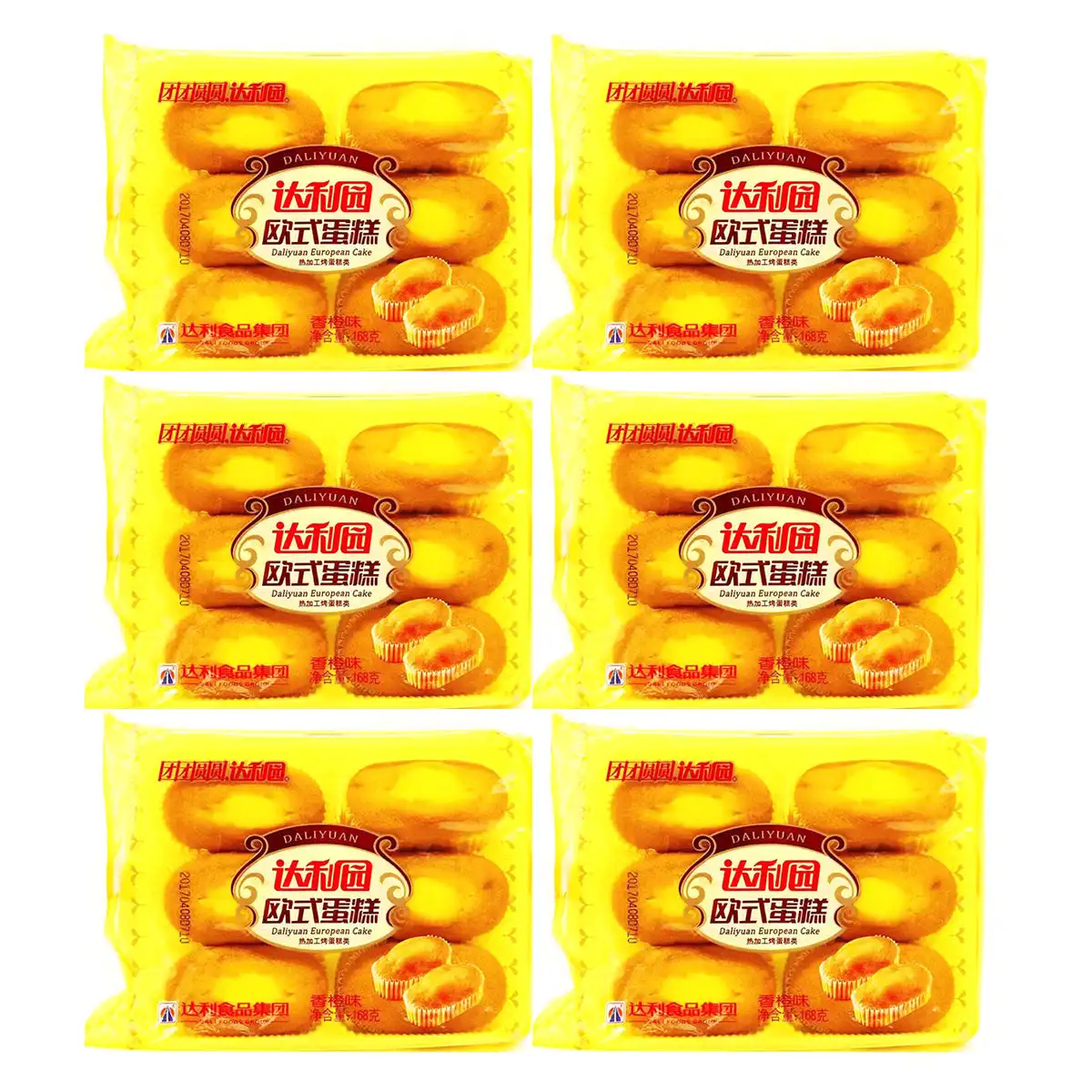 Dali Yuan europäischen Kuchen Hühnerei Geschmack 168g x6pack