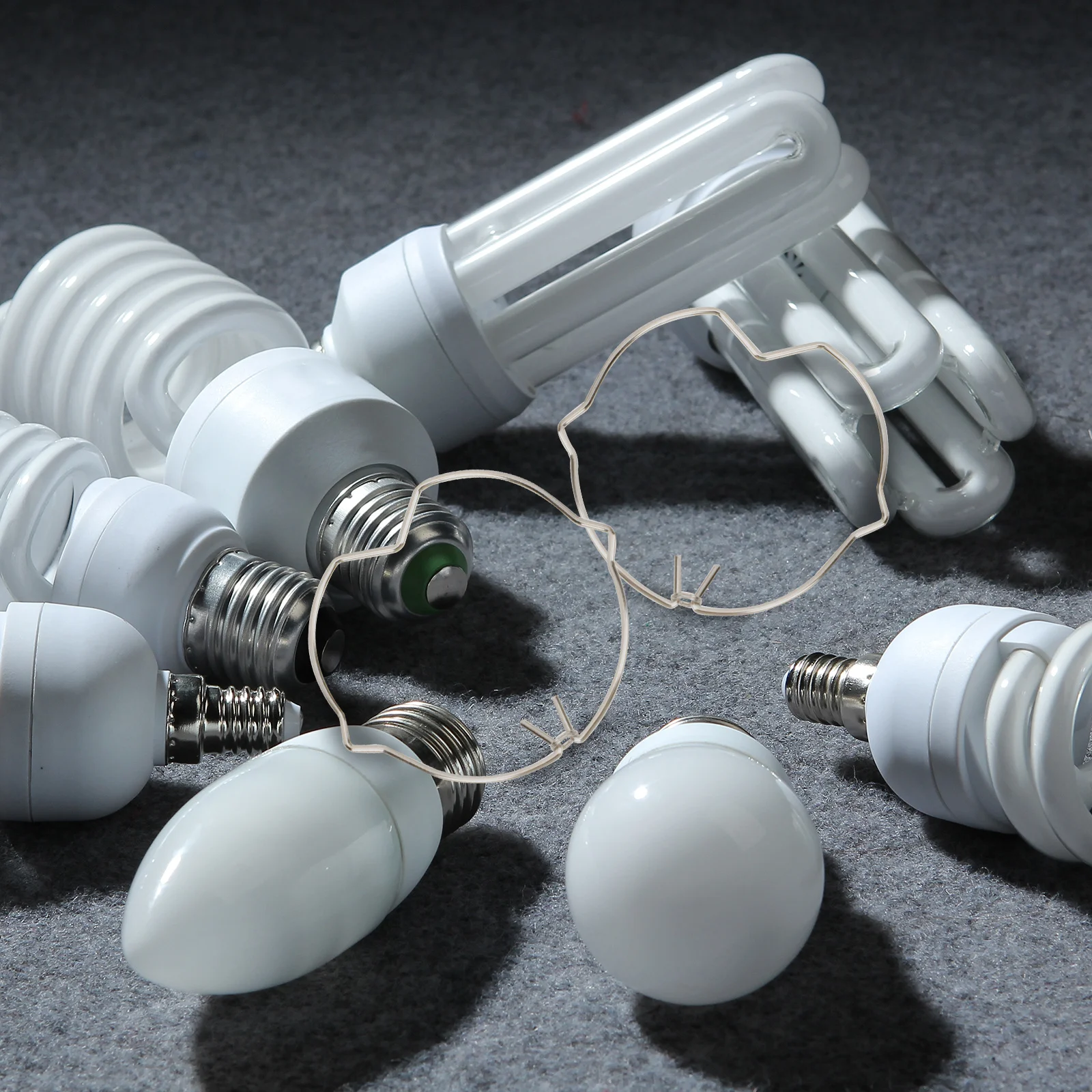 30Pcs Lamp Spring Clip Replacement Strong Capacity Retaining Rings Halogen Light Accessories Light Spring Clip