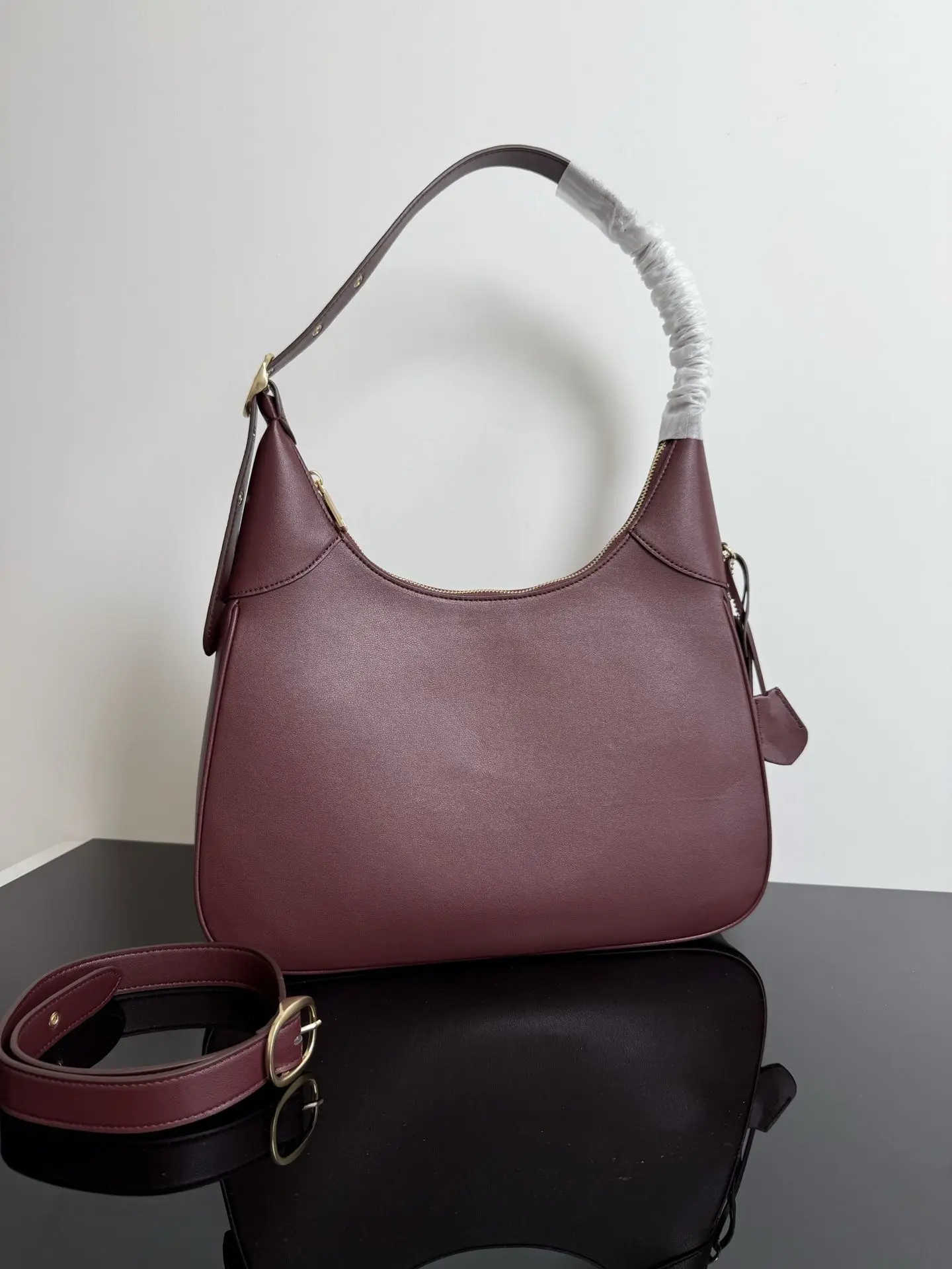 

Коричневая стеганая кожаная сумка-мешок, женская сумка через плечо с цепочкой для тренера, роскошная дизайнерская сумка через плечо на шнурке на осень/зиму