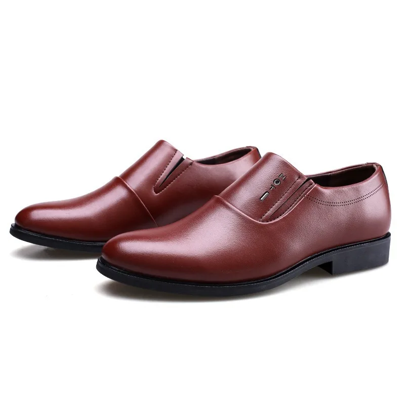 

New Spring/Autumn Loafers for Men Wedding Shoes Patent Leather Men Luxury Shoes Casual Business Men Dress Shoes Slip-On Solid