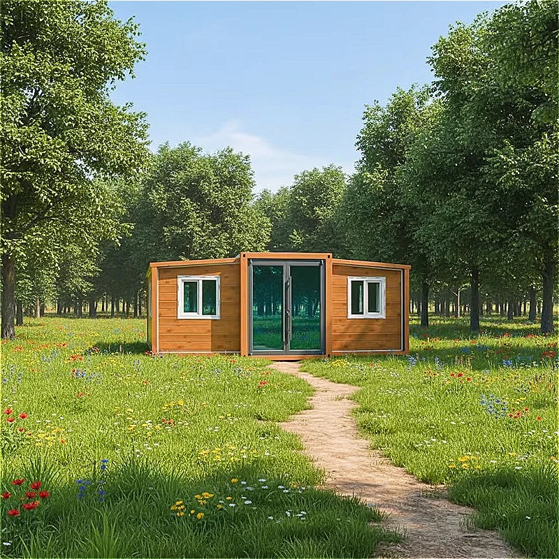 Portable Expandable Prefab House 20ft 40ft Folding Container Home Breathable Steel Structure for Hotel Apartment Living