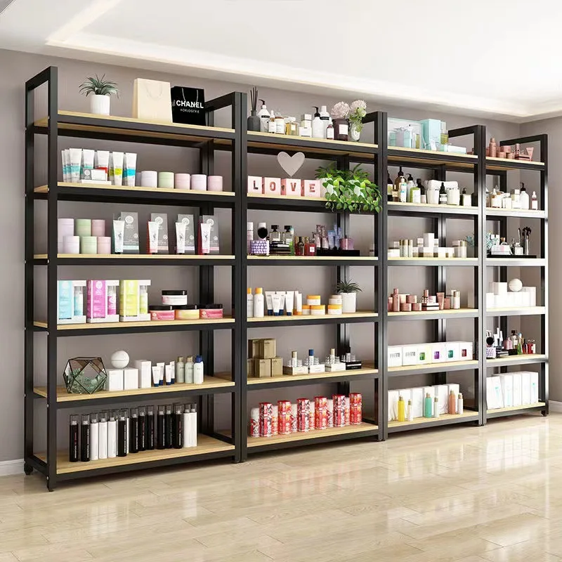 Shelf Shelf Multi-layer Cosmetics Exhibition Cabinet Free Combination Storage Container Removable Simple Supermarket Display
