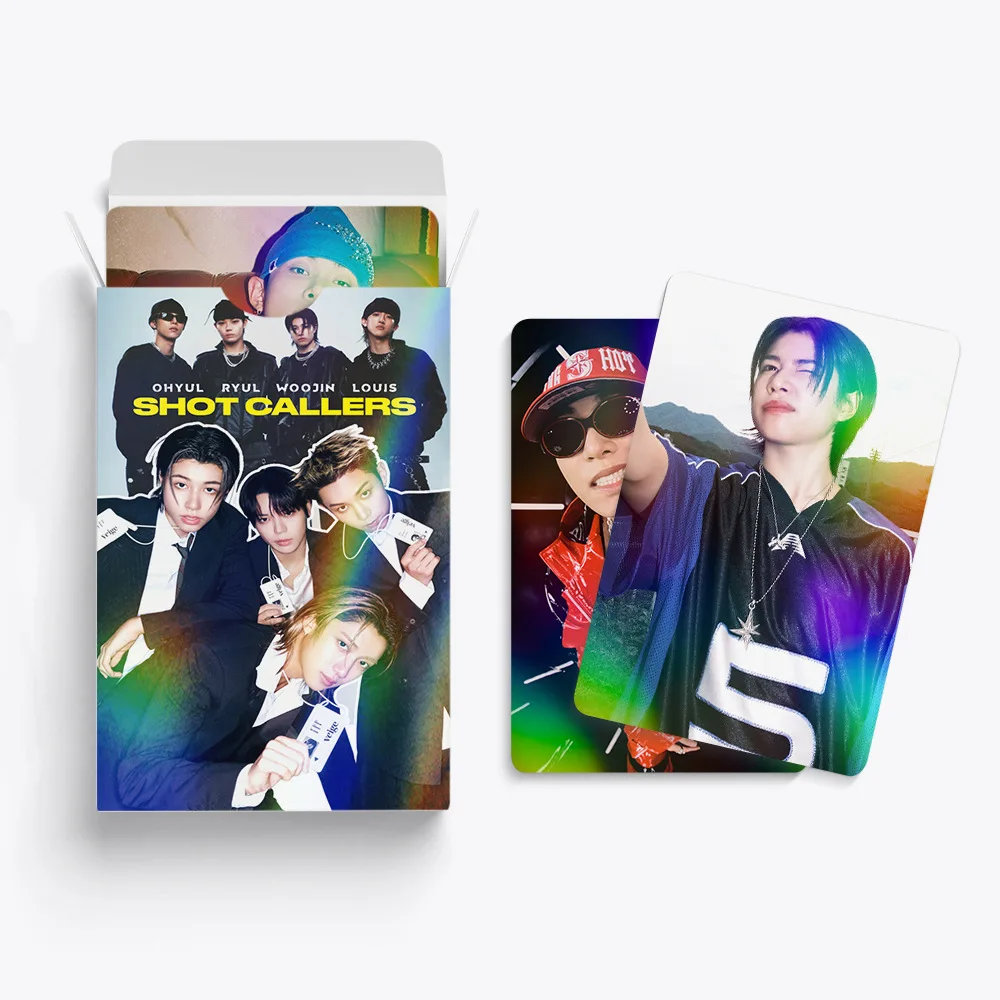 60pcs New Album LNGSHOT SHOT CALLERS Photocards Stickers Kpop Merch Lomo Cards Set Fans Collection Cards Gifts image 4