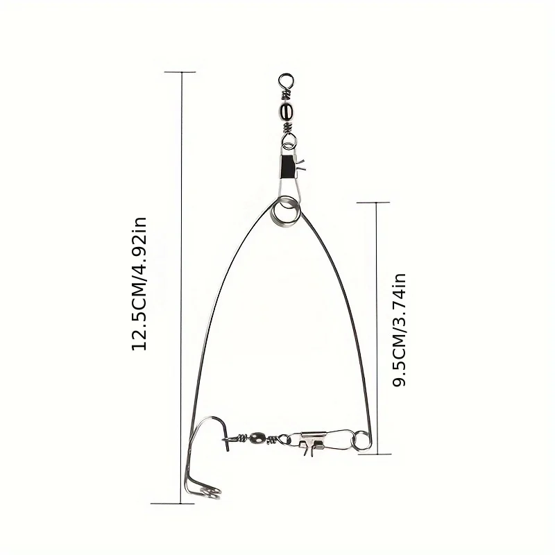 3pcs Automatic Fishing Hook Gun Spring-Loaded Fish Catcher Innovative Fishing Gear Launching Device Love Invention Fishing