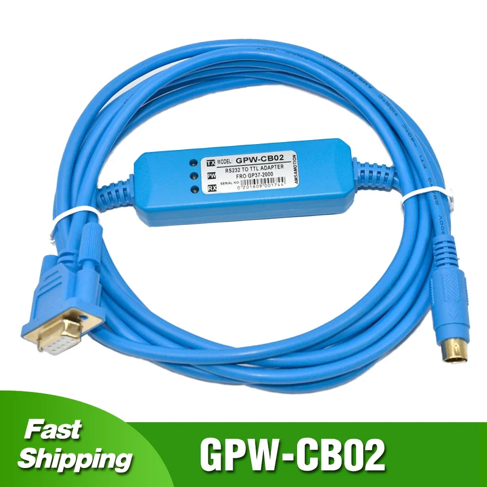 

GPW-CB02 For Proface GP37/2500/2301 Series Touch Panel Programming Cable Pro-face GP Series HMI Download Line