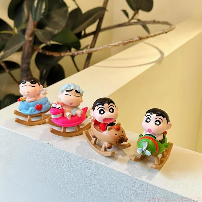 Crayon Shin-Chan Blind Box Rocking Horse Shinnosuke Cute Creative Doll Decoration Gift For Girls On Holidays