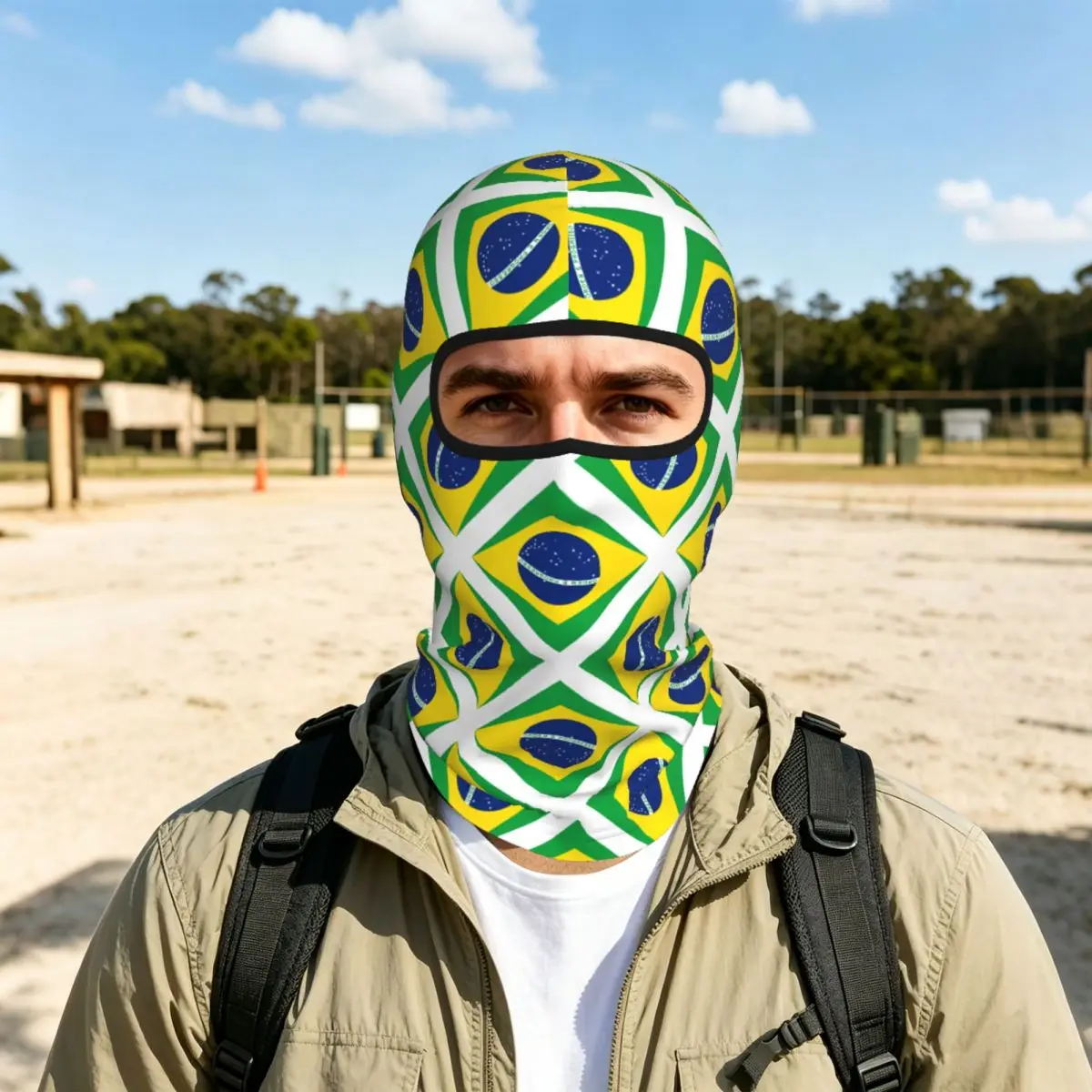 Outdoor Kühlende Sonnenschutz Motorrad Gesichtsmaske Moto Biker Windkappe Maske Winddichte Fahrrad-Kopfbedeckung