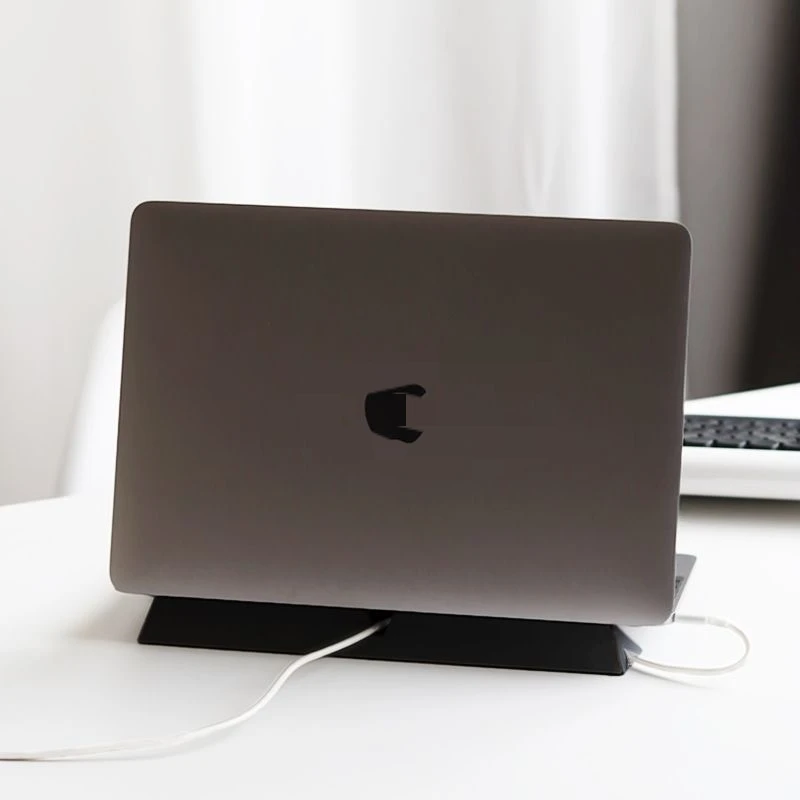Portable office laptop radiator bracket, elevated base, computer desktop tablet, environmentally friendly silicone material