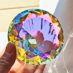 30-80mm AB colorato K9 cristallo diamante fermacarte decorativo arcobaleno creatore prisma diamanti di vetro