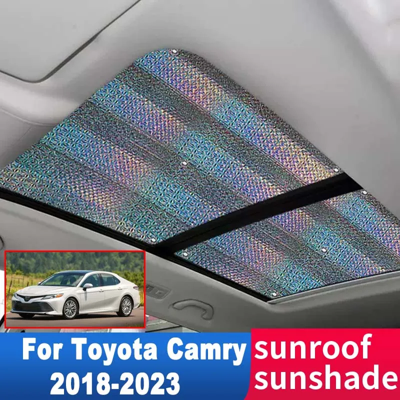 

Sunroof Sunshade for Toyota Camry XV70 70 2018-2023 2022 2021 8th Gen Car Roof Sunscreen Heat Insulation Cover Auto Windscreen