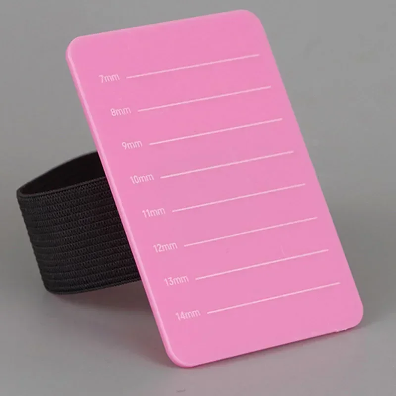 Eyelash Extension Pallet With Adjustable Wrist Strap Hand Plate Lash Holder Grafted Eyelash Show Board Eyelash Extension Nalsyao