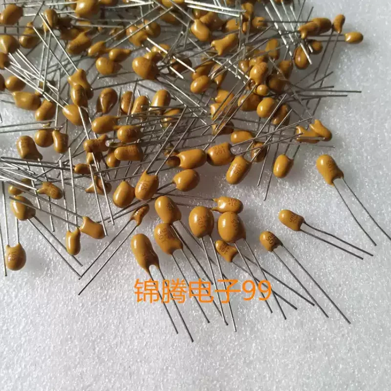 10-100pcs imported gallbladder capacitor 1UF 16V 1u0 105 fever direct insertion gallbladder machine capacitor