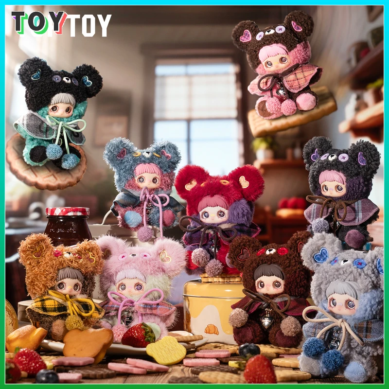 

В наличии Maymei Toptoy Bear Biscuit Series, плюшевая слепая коробка, брелок, орнамент, подарок на день рождения для девочек, модная игрушка-сюрприз, кукла
