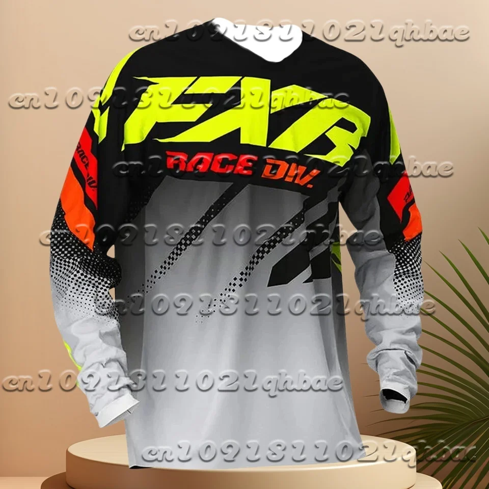

2025 Men's And Women's Motorcycle Loose Riding Long Sleeved T-Shirt Summer Hot Selling Quick Drying Printed Long Sleeved Shirt