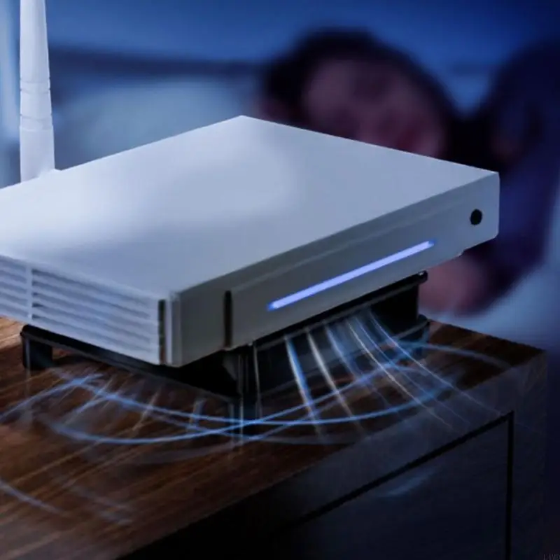

USB-Powered Fan with Built-in Mesh Pad 3000RPM for Usb Router Broadband Set Top Box External 8cm 12cm 24cm Cooler