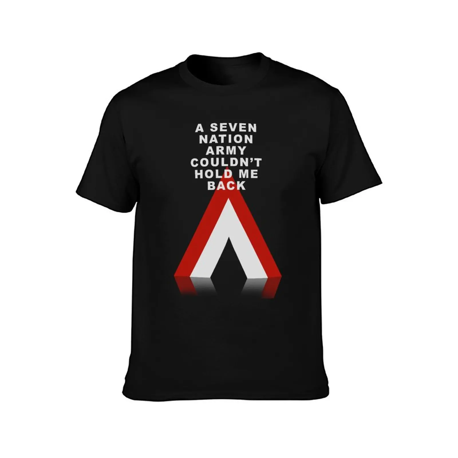 Seven Nation Army T-Shirt Large Size Casual Short Sleeve Top T-Shirt