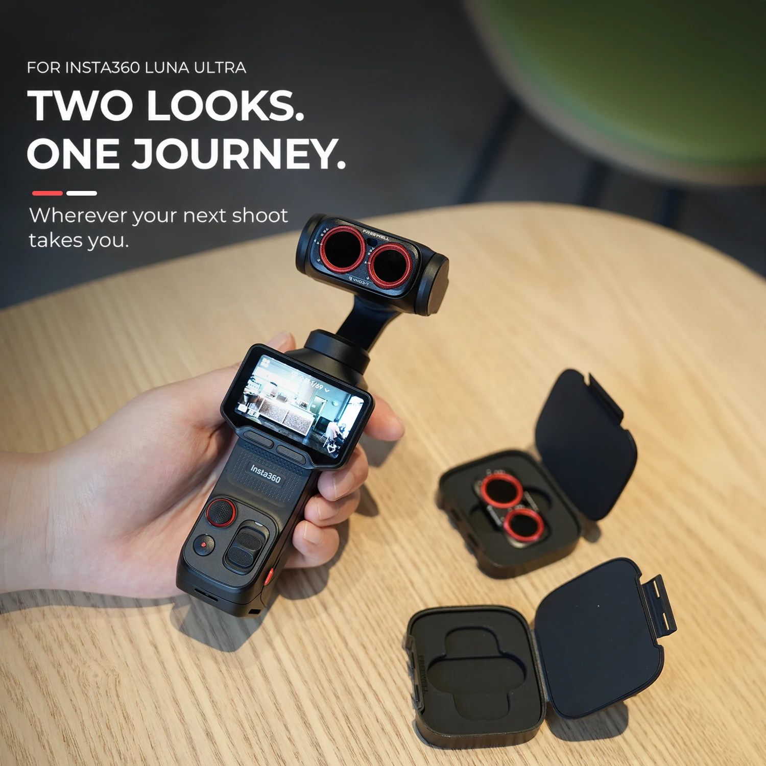 Filtr magnetyczny VND i VNDXMIST Freewell do kamery Insta360 Luna Ultra, akcesoria fotograficzne — zdjęcie produktu 6