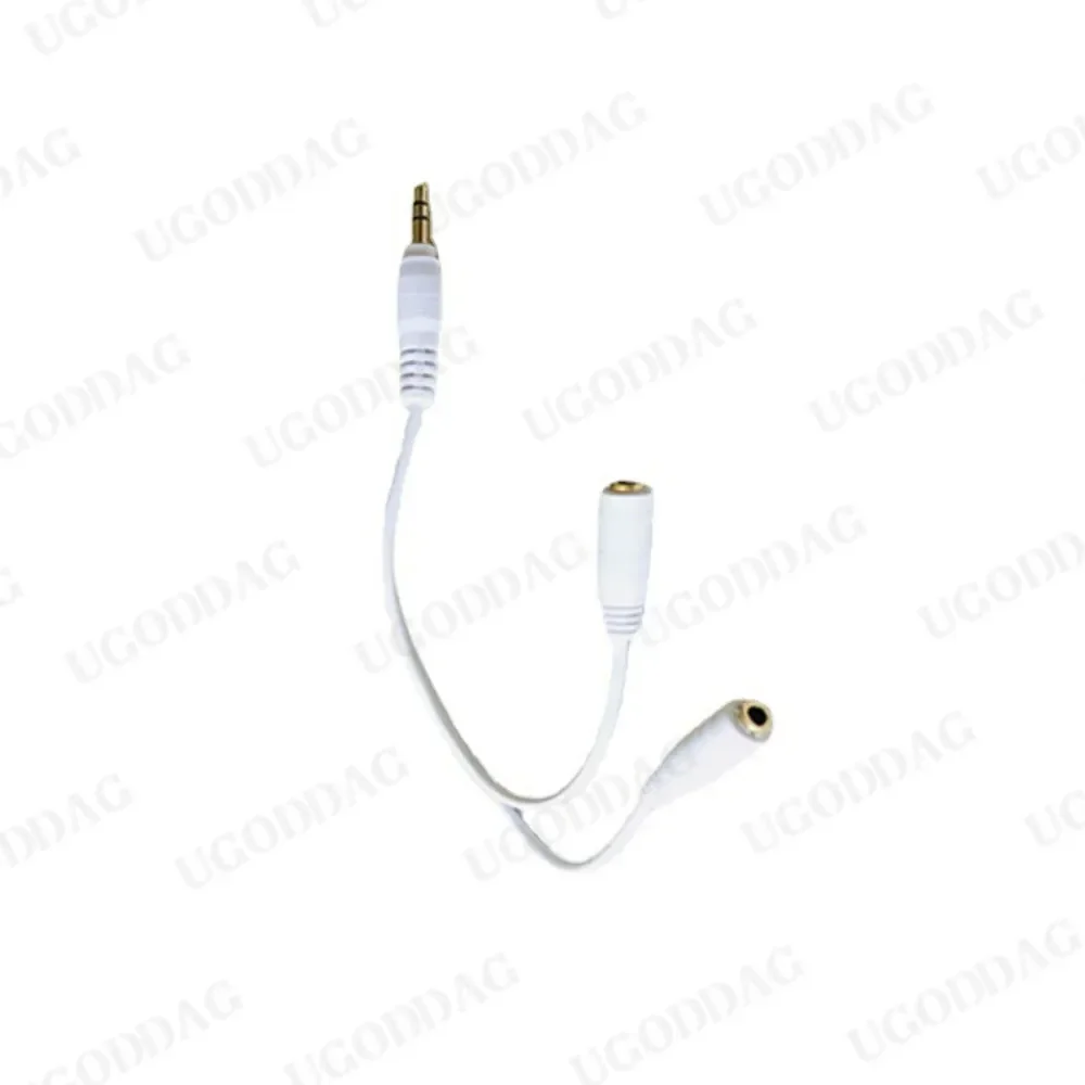 Divisor de auriculares piezas, Cable de extensión de 3,5mm, Audio estéreo Y (sonido Hi-Fi), 3,5mm, macho a 2 puertos, 3,5mm, hembra