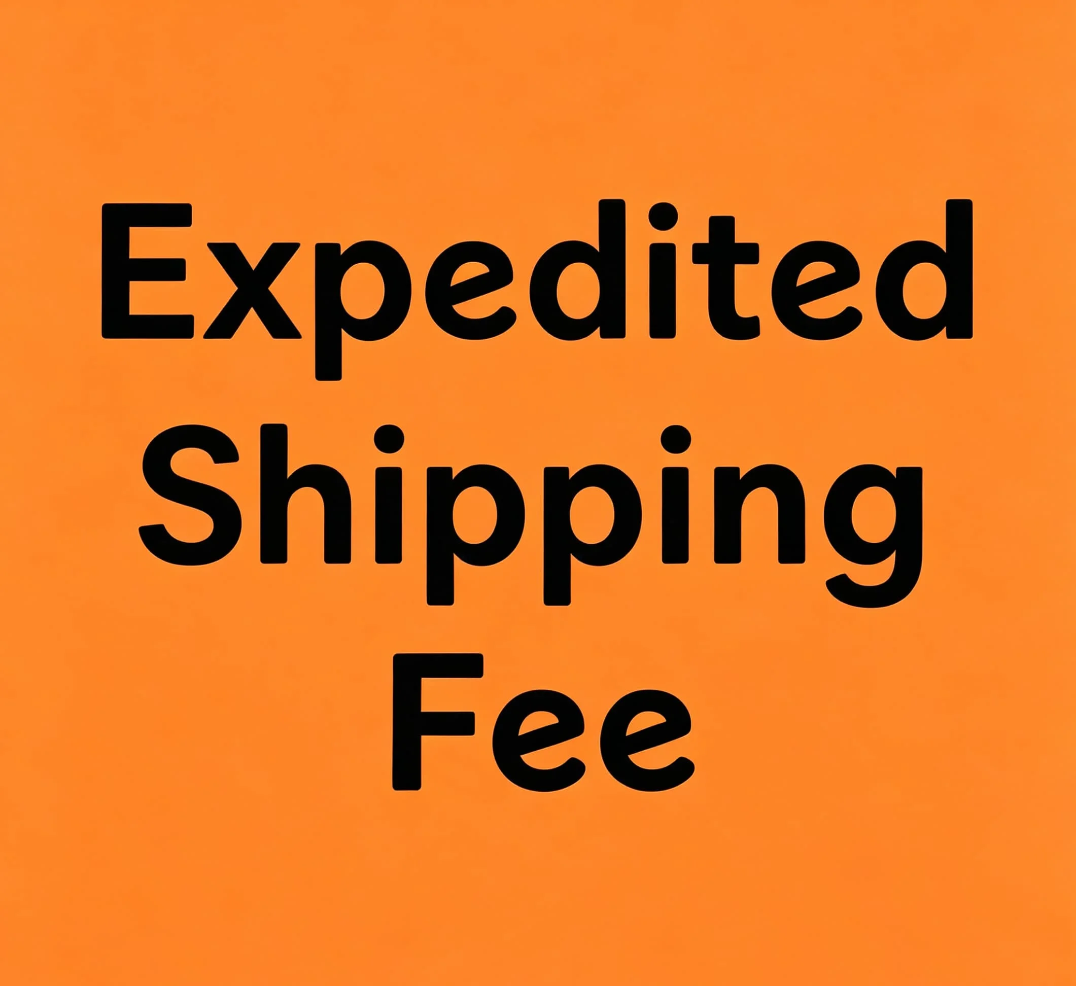 Link for expedited logistics shipping fees