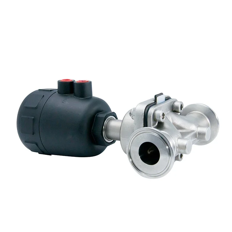 

SS316L Sanitary Pneumatic Diaphragm Valve with Plastic Actuator