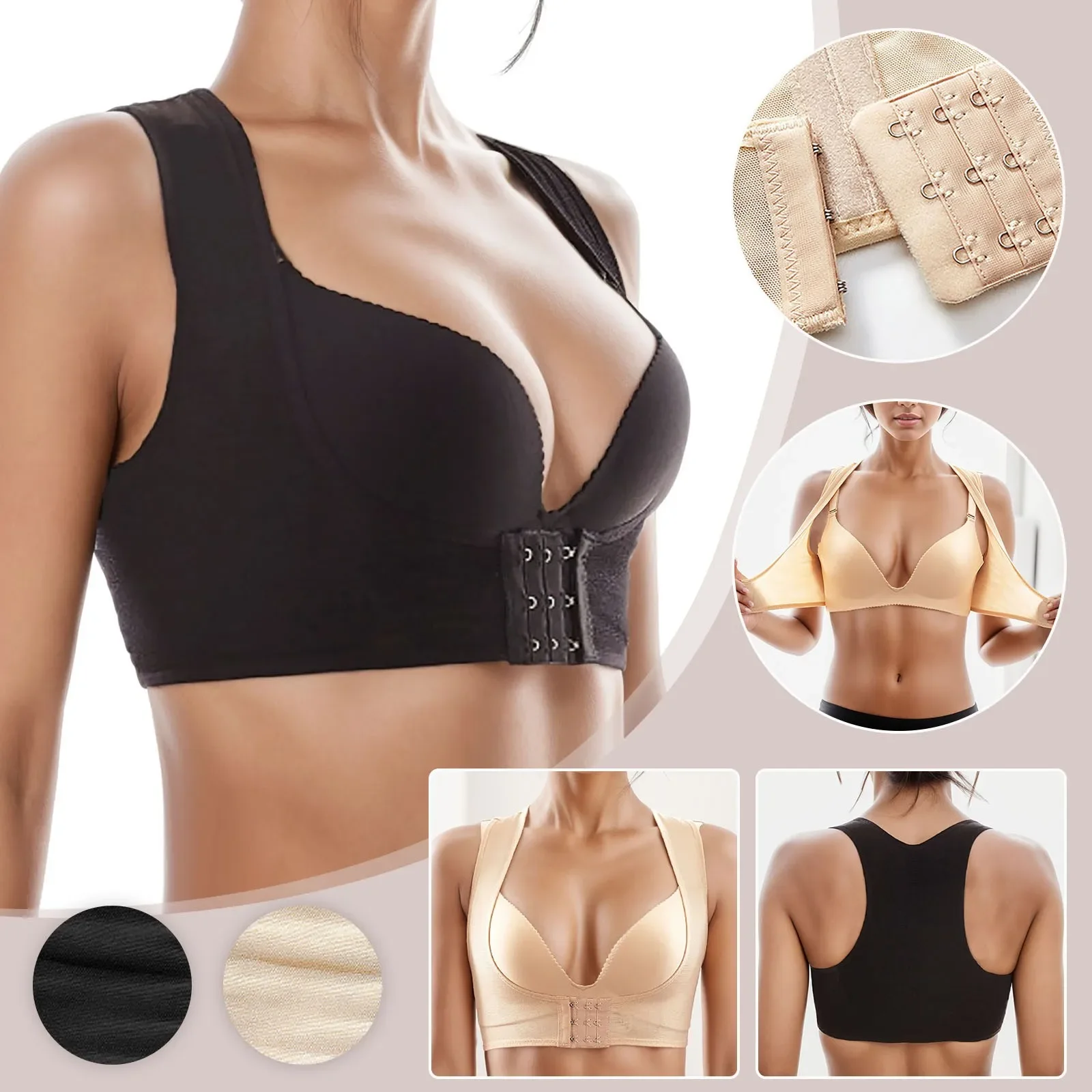 

Seamless Invisible Body Shaper Corset Women Chest Posture Corrector Belt Back Shoulder Support Brace Posture Correction for Care