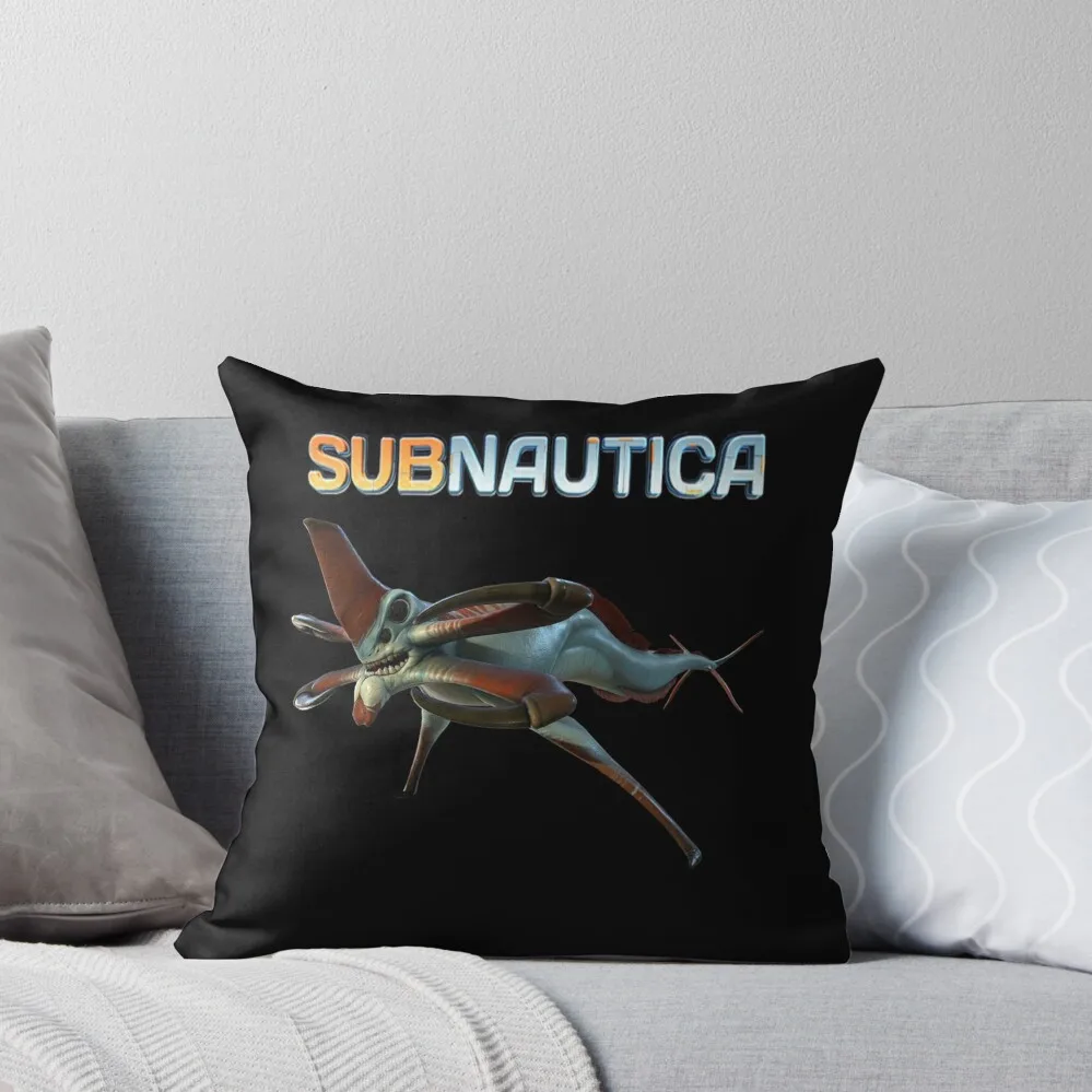 

Subnautica - Reaper Leviathan Throw Pillow New year Pillowcases Cushion Covers Sofa Plaid Sofa pillow