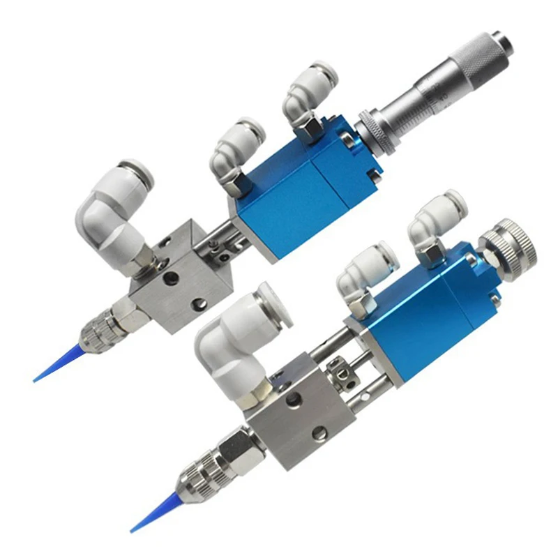 

2121Q Industrial Dispensing Valve Pneumatic Double-Acting Needle-off Glue Dispensing Valve No Leak With Micrometer Adjust