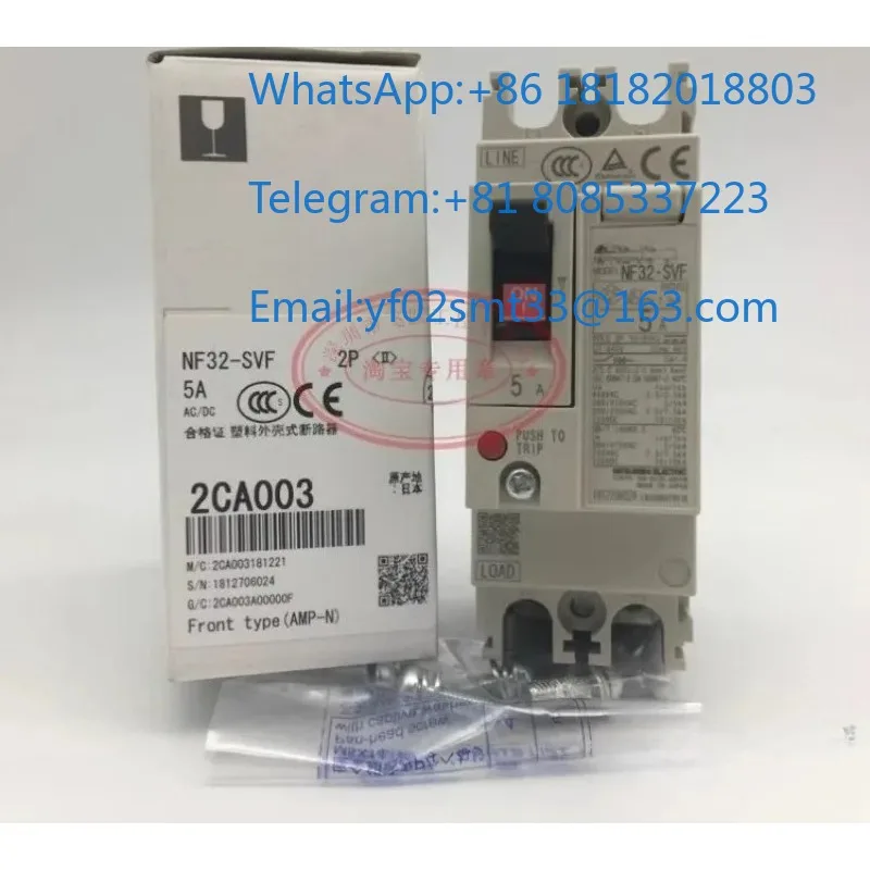 2P Moulded Case Circuit Breaker NF32-SVF Air Switch 3A 5A 10A 15A 20A 30A Overload Protection